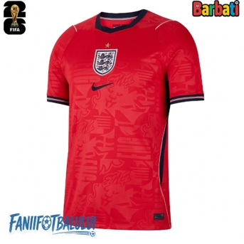Anglia Tricou Fotbal Replică Mondial 2026 Barbati Deplasare